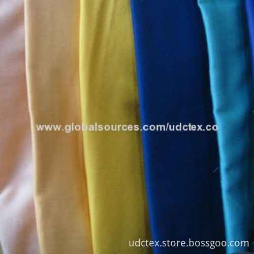 Heavy Cotton Satin Fabric, Plain-dyed, Suitable for Uniforms, Pants and Garments